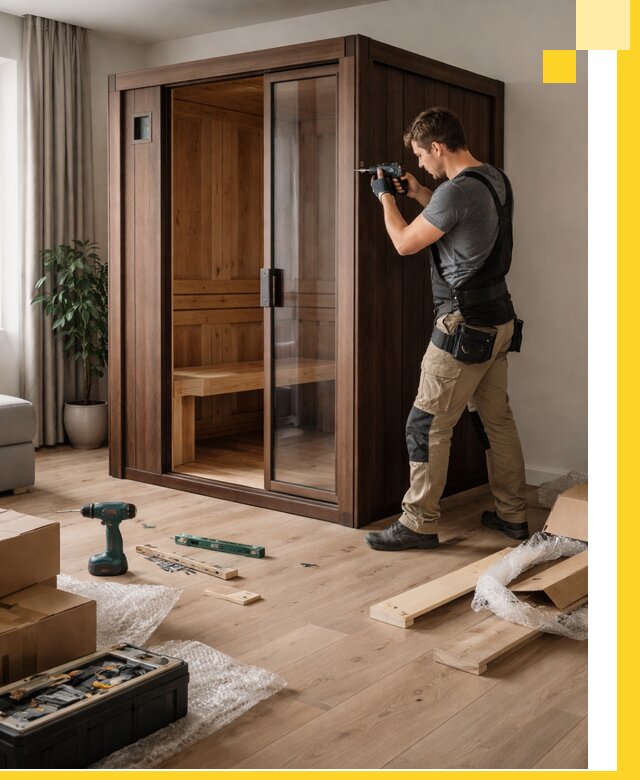 Установка и производство мини саун под ключ в Амурске