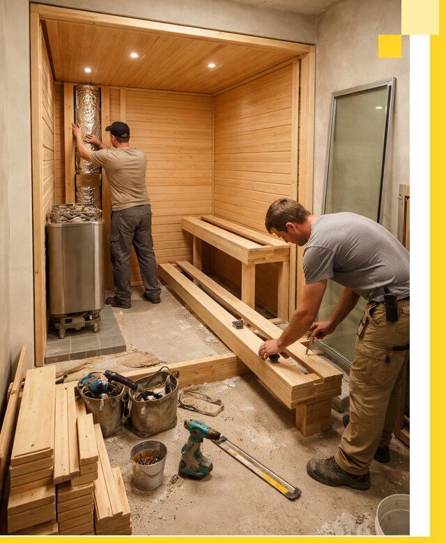 Проектирование и установка домашних саун под ключ в Амурске