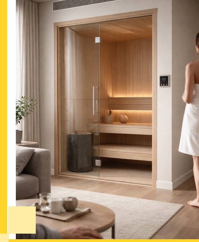 Сауна в квартире под ключ в Амурске от 123984 р. ЭриданМрс