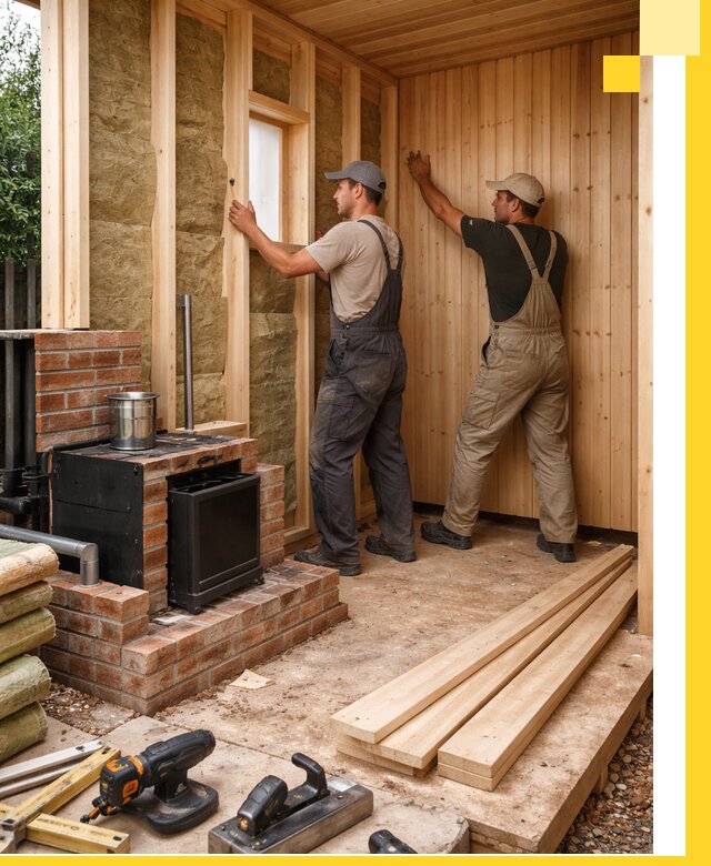 Строительство и установка дачных саун под ключ в Амурске