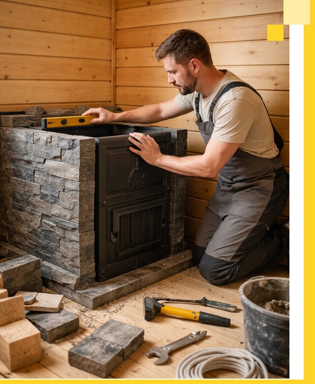 Производство и установка печей для саун под ключ в Амурске