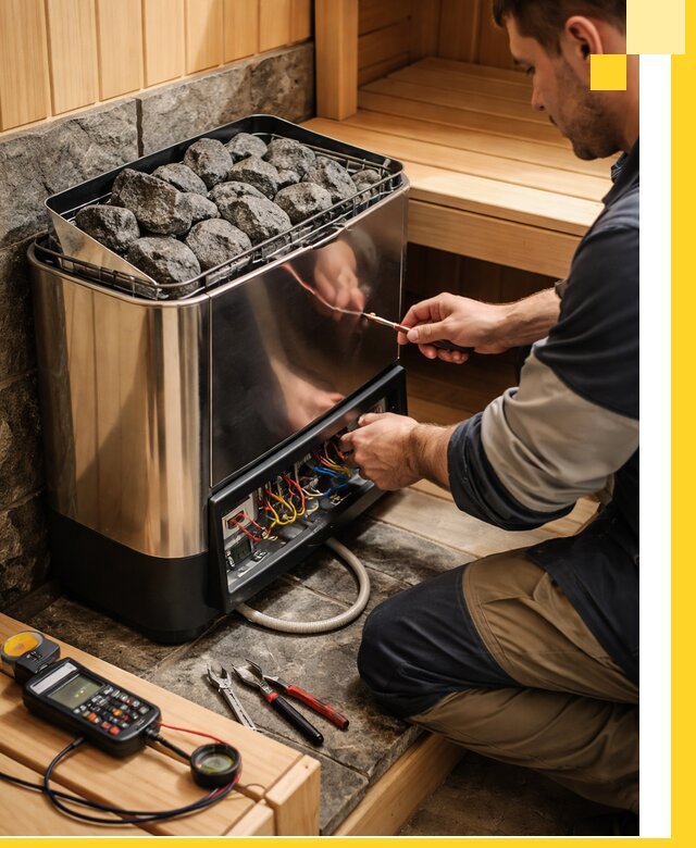 Продажа и установка электрокаменок для саун в Амурске