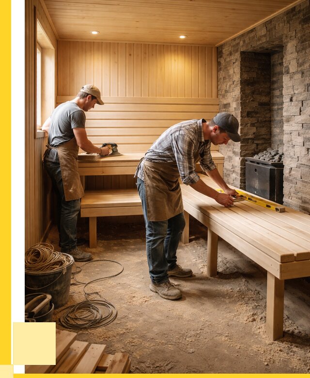 Отделка бани в Амурске: внутренняя отделка от 3100 р. | ЭриданМрс