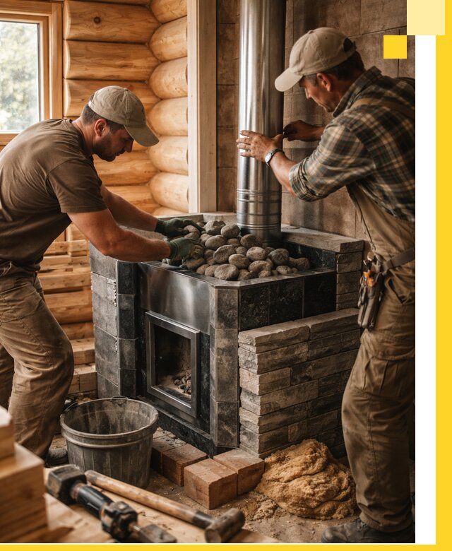 Строительство и отделка русских бань под ключ в Амурске