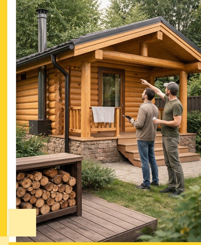 Бани для дачи под ключ в Амурске от 258300 р. | ЭриданМрс