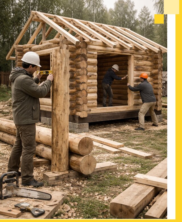 Строительство бань для дачи под ключ в Амурске с доставкой и монтажом