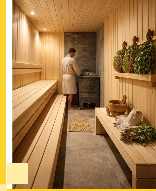 Отделка парной под ключ в Амурске от 361620 р. | ЭриданМрс