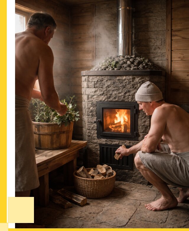 Банные печи под ключ в Амурске от 46494 р. | ЭриданМрс кирпичная