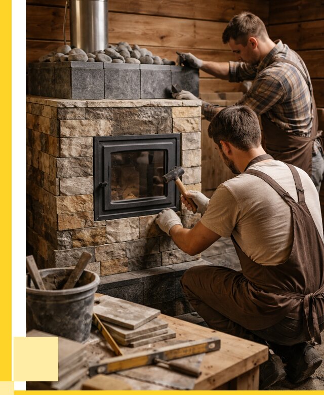 Облицовка банной печи в Амурске от 15498 р. | ЭриданМрс