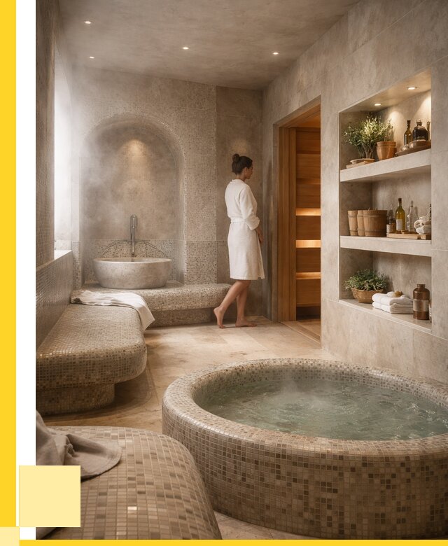 Строительство бани с хамамом в Амурске от 774900 р. | ЭриданМрс