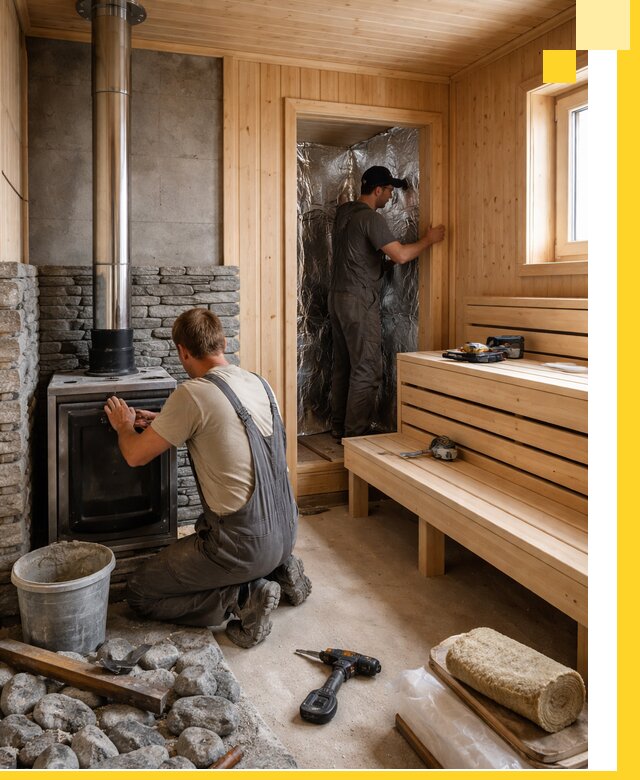 Строительство и изготовление бань под ключ в Амурске