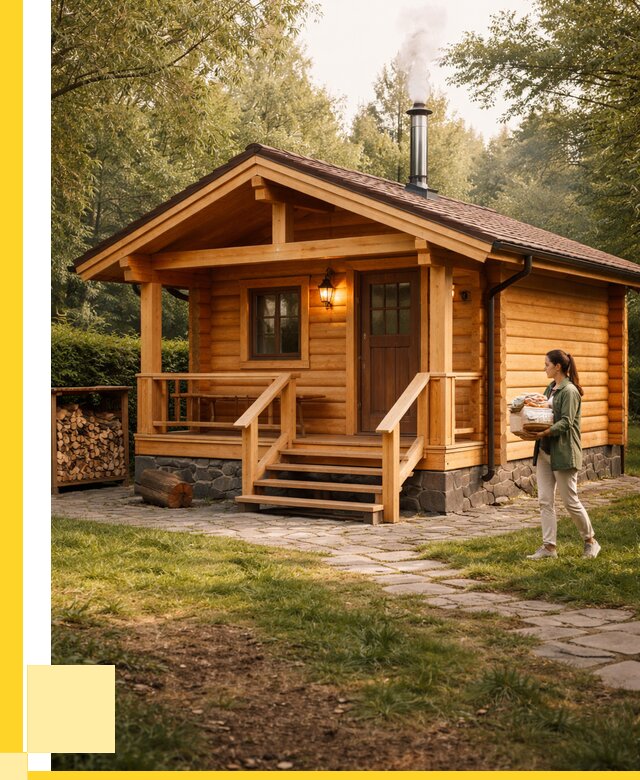 Купить баню под ключ в Амурске от 671580 р. | ЭриданМрс