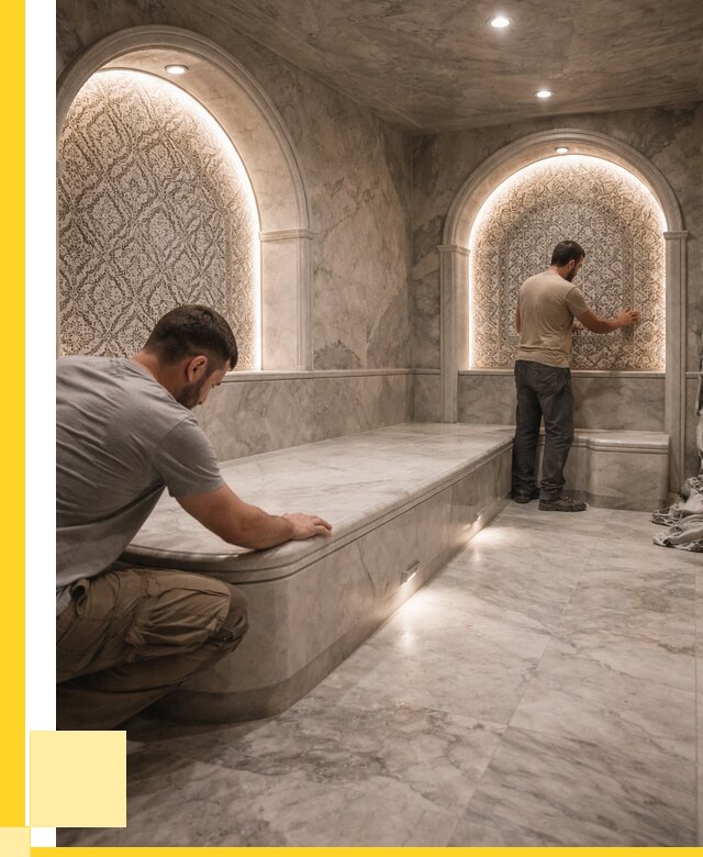 Турецкие бани под ключ в Амурске от 258300 р. | ЭриданМрс