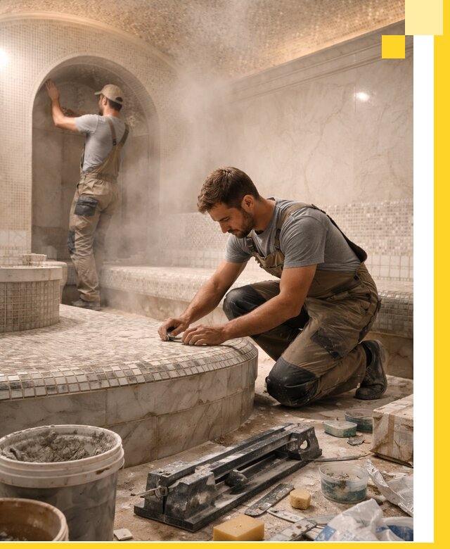 Профессиональный дизайн хамама и SPA под ключ в Амурске