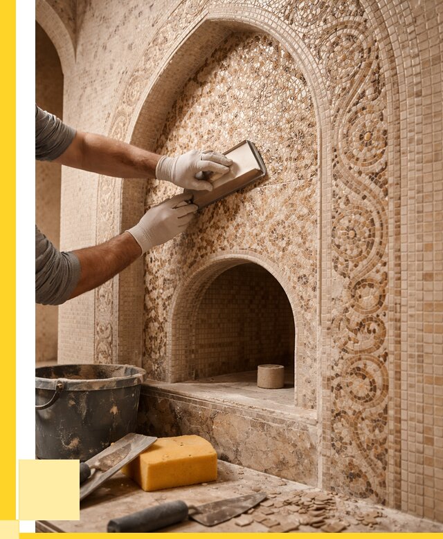 Мозаика для хамама в Амурске под ключ от 5166 р. | ЭриданМрс