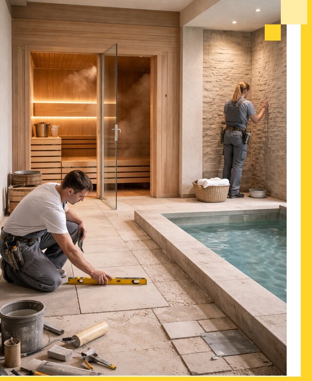 Комплексный дизайн и отделка интерьеров SPA под ключ в Амурске